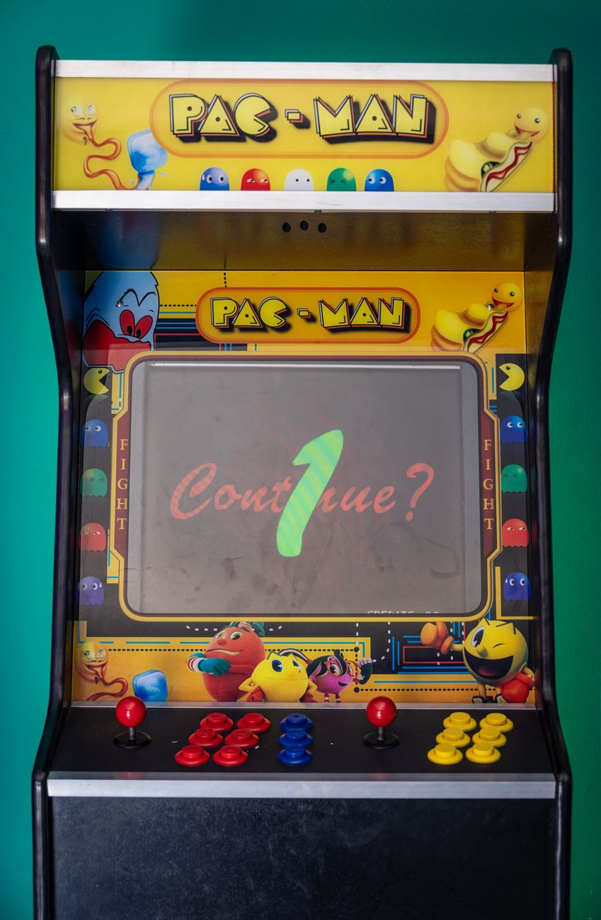 Borne d'arcade vintage